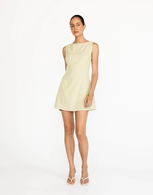 mini dresses-for effortless styleAisling Mini Dress (Pistachio)