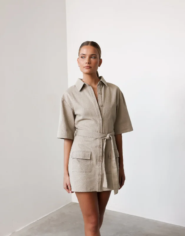 mini dresses-perfect for your next getawayRoxy Mini Dress (Sand)