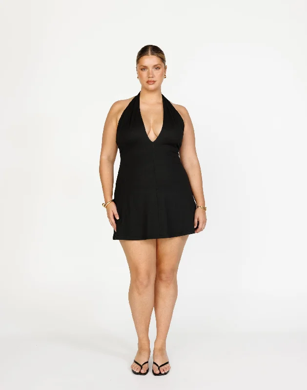 mini dresses-perfect for chic afternoon wearVictoria Mini Dress (Black)