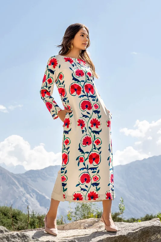 Formal floral maxi dresses for evening parties-Ariz Long