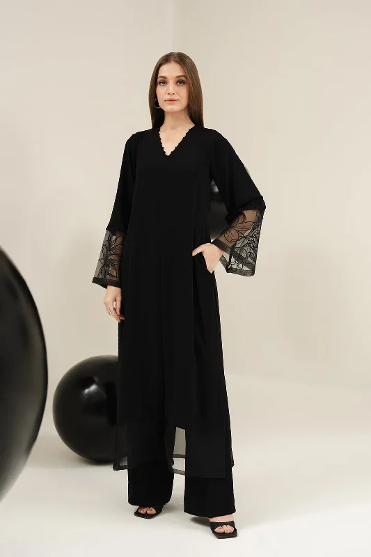 Elegant evening maxi dresses with sequins-Mahzar Long