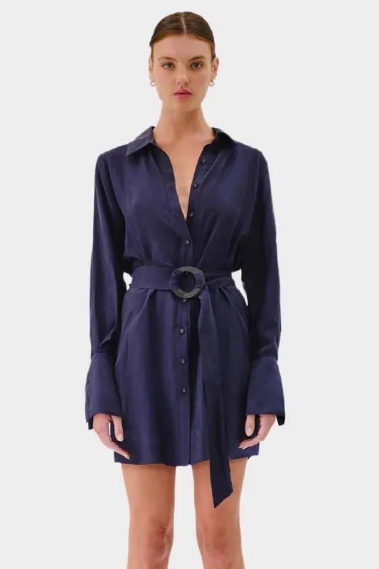 mini dresses-for laid-back weekendsSUBOO Womens Jasper Mini Dress - Navy