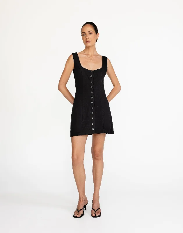 mini dresses-casual but chic wearJoni Mini Dress (Black)