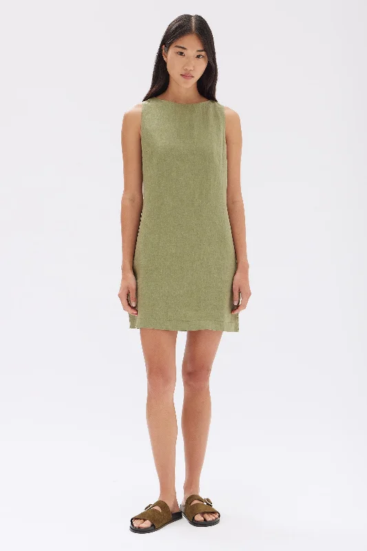 mini dresses-perfect for summer funNadine Linen Mini Dress