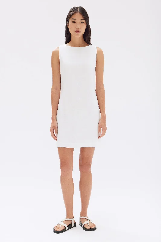 mini dresses-casual yet elegantNadine Linen Mini Dress