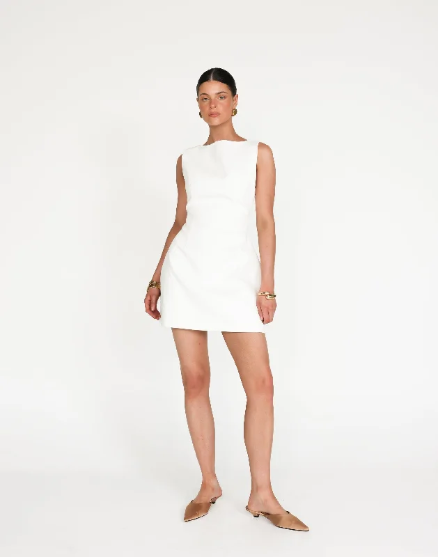 mini dresses-perfect for evening celebrationsAnders Mini Dress (White)