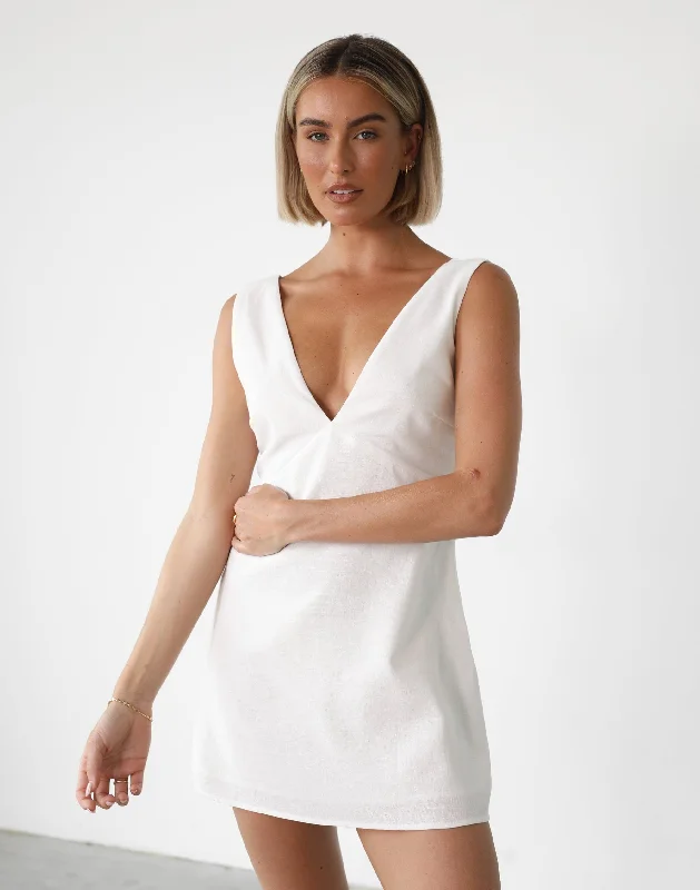 mini dresses-perfect day-to-night styleElio Mini Dress (White)