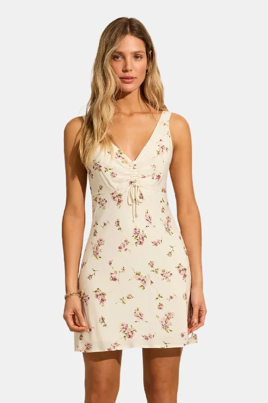 mini dresses-perfect for romantic getawaysAUGUSTE THE LABEL Womens Melodie Mini Dress - Ivory