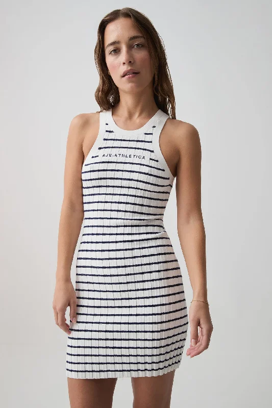 mini dresses-perfect for a romantic eveningStriped Logo Mini Dress 820