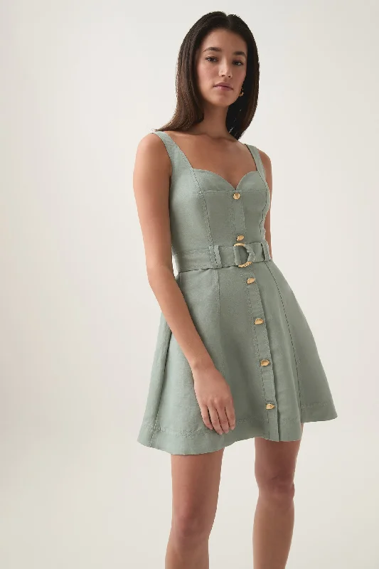 mini dresses-stylish yet comfortable wearClay Belted Mini Dress