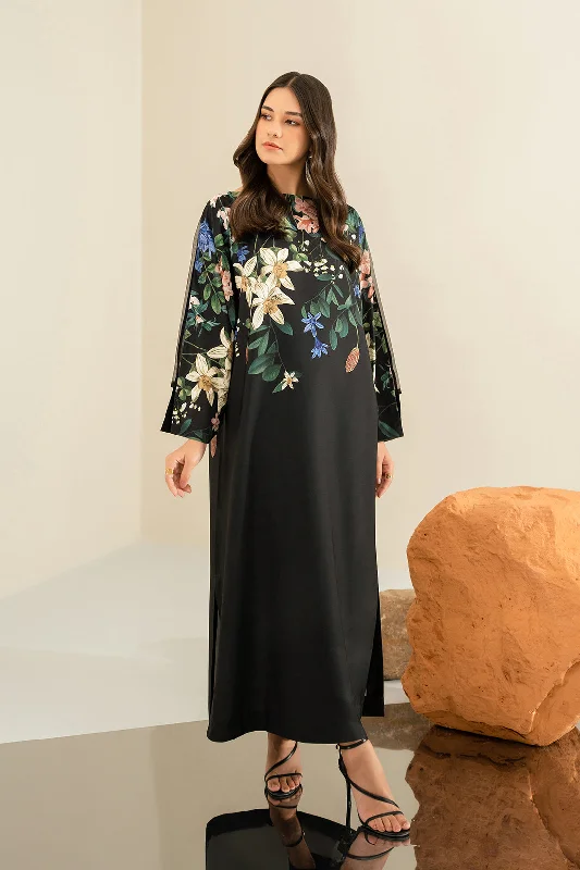 Trendy off-shoulder maxi dresses for casual wear-Delil Long