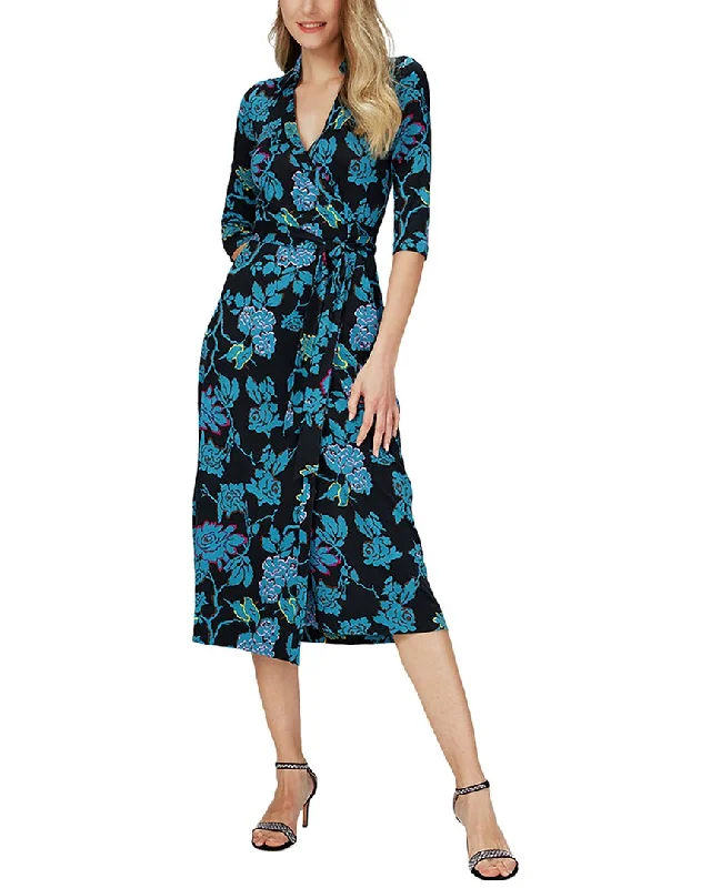 Midi dresses for casual weekend dinners-Diane von Furstenberg Abigail Silk Midi Dress