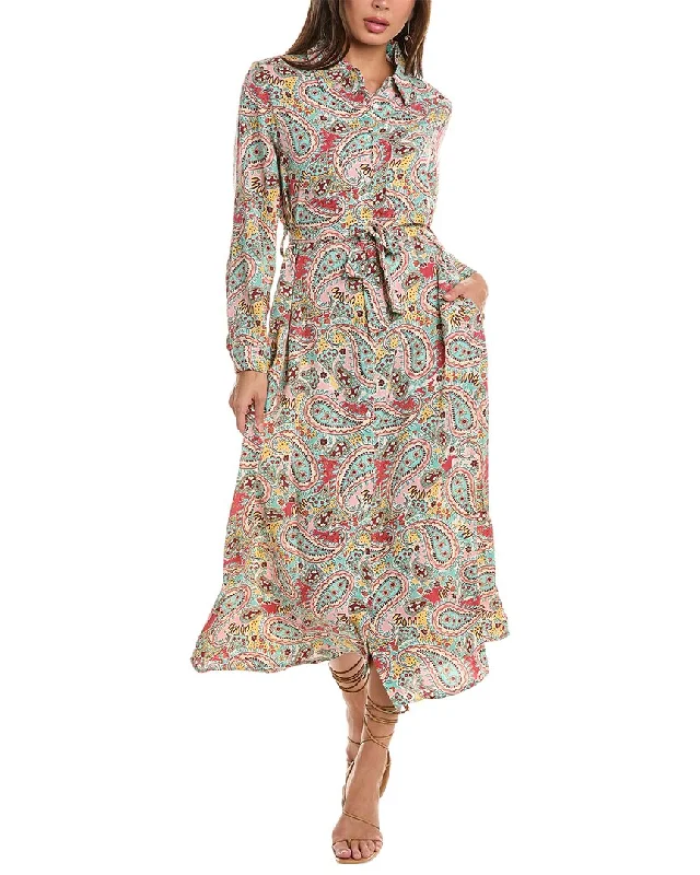 Midi dresses for a spring garden party-ANNA KAY Marbelle Silk-Blend Midi Dress