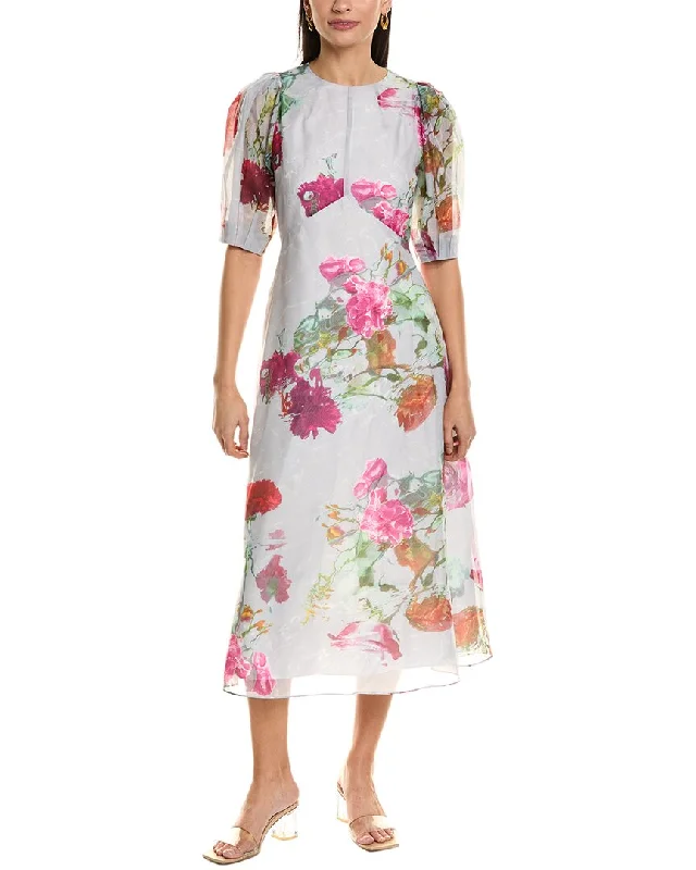 Midi dresses for casual holiday get-togethers-Ted Baker Mekayla Midi Dress