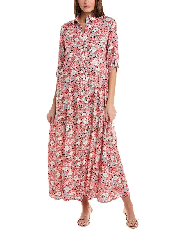 Midi dresses for casual family dinners-ANNA KAY Fleurs Midi Dress