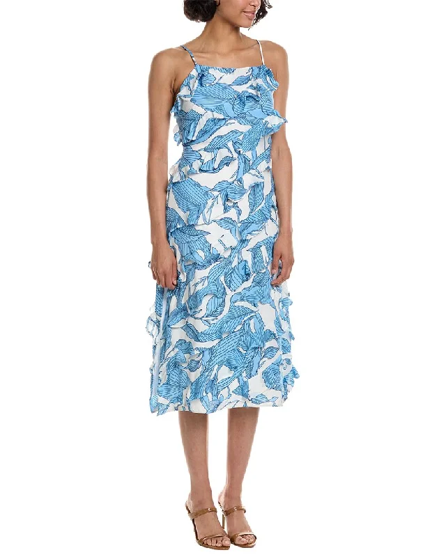 Midi dresses for an outdoor picnic with family-Walter Baker Viviaana Midi Dress