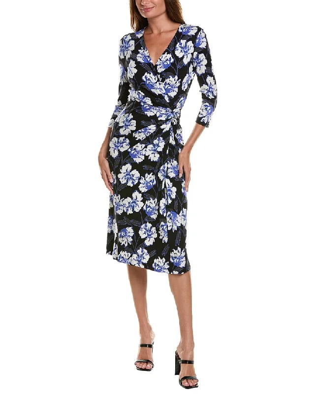 Trendy midi dresses for summer evening walks-Diane von Furstenberg Borris Wool-Blend Midi Dress