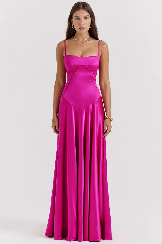 Evening dress for VIP celebration-Anabella Gown (FUCHSIA)