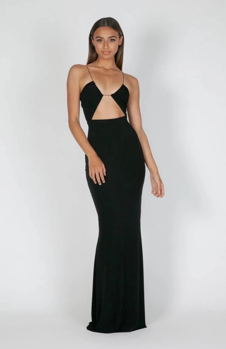 Evening dress for luxurious evening-Cher Gown (Black)