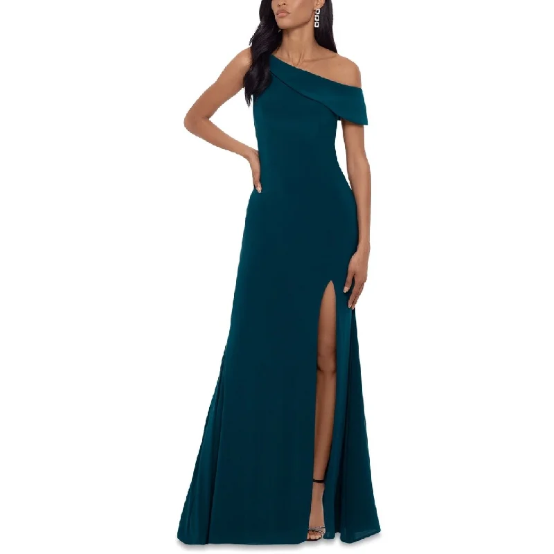 Evening dress for grand gala-XSCAPE Women's One Shoulder Gown Green Size 4