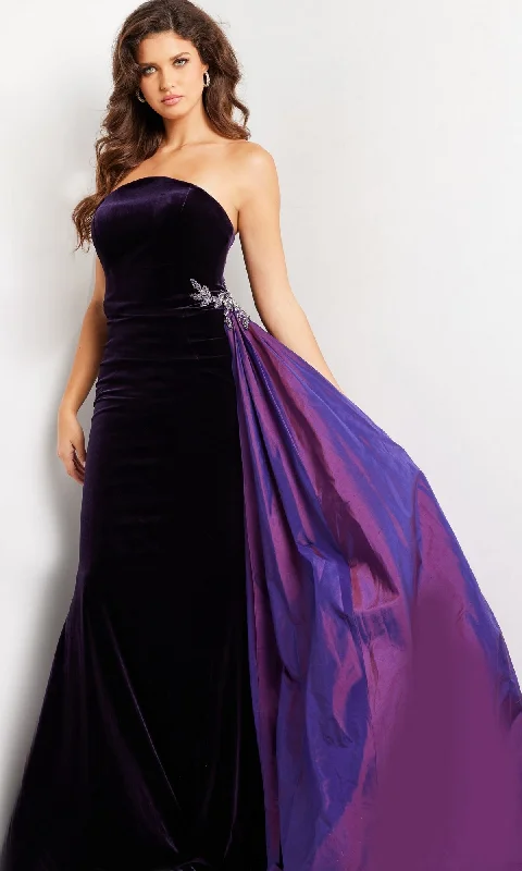 Elegant satin maxi dresses-Formal Long Dress 26116 by Jovani