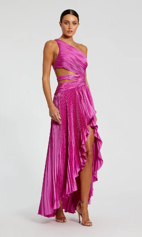 Elegant formal velvet maxi dresses for events-Mac Duggal Long Formal Dress 49837