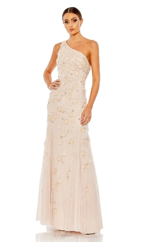 Flowy maxi dresses for weddings-Mac Duggal Long Formal Dress 9168