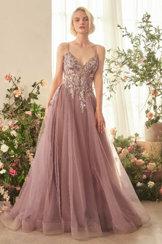 Evening dress with embellished design-Andrea and Leo A1419 Dress