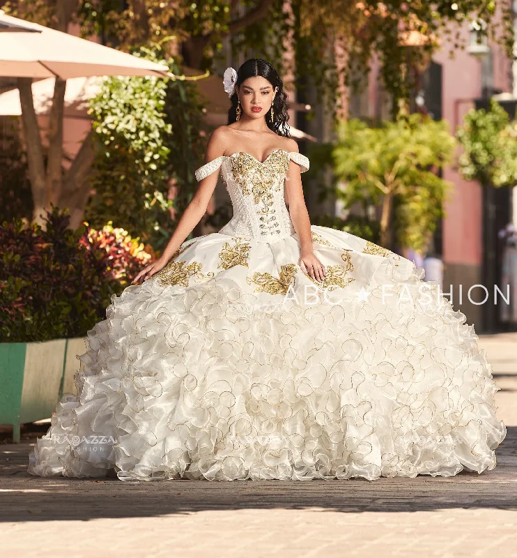 Evening dress for exclusive event-Rose Charro 2-Piece Quinceanera Dress by Ragazza M45-145