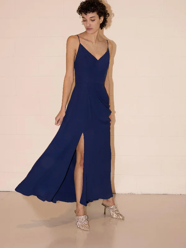 Sexy bodycon maxi dresses for summer-Long Split Dress