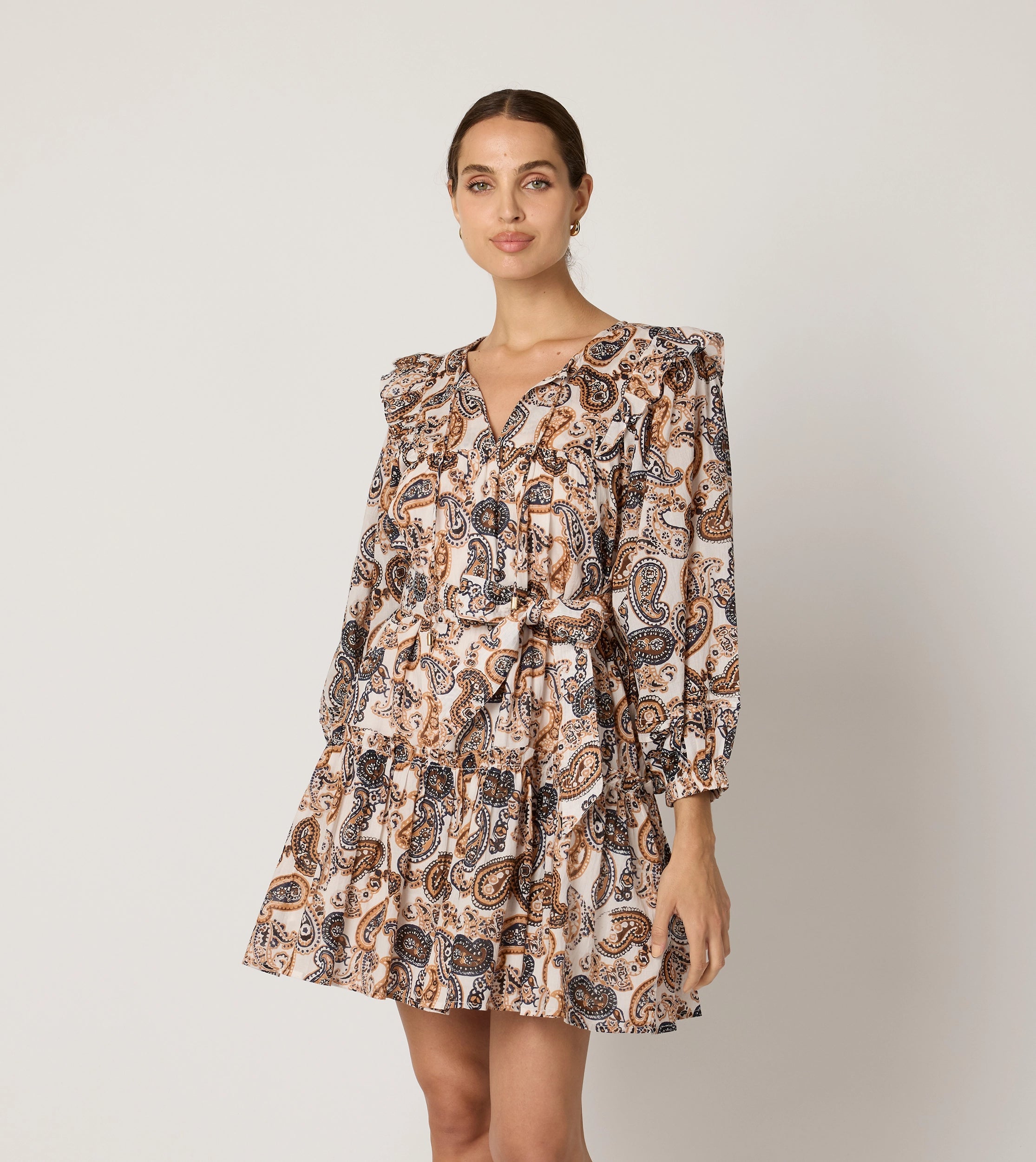 mini dresses-perfect for cocktail nightsGracelyn Mini Dress | Nutmeg Paisley